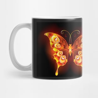 Fire Butterfly Peacock Mug